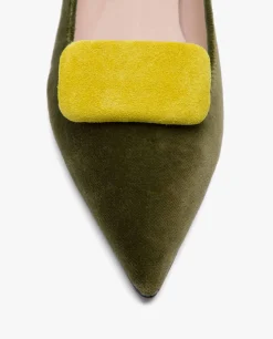 Adorno Para Zapato Serraje Amarillo