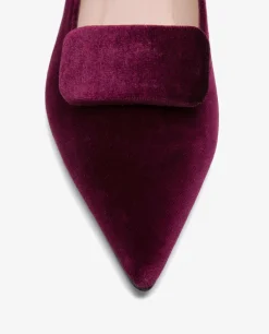 Adorno Para Zapato Terciopelo Lila