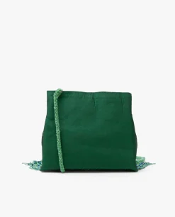 Bandolera Cuentas Leopardo Verde