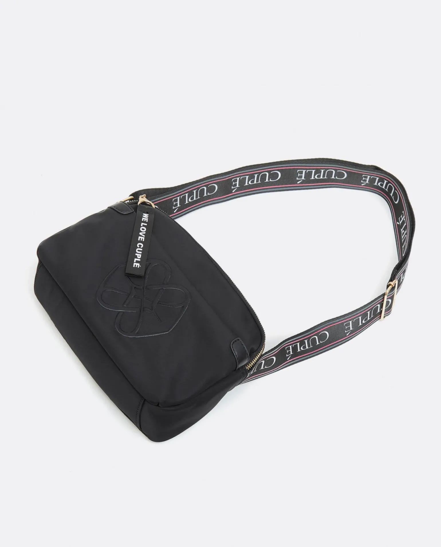 Bandolera Esencial Nylon Negro