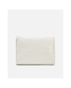 Bandolera Mini Logo Cuple Napa Coco Blanco