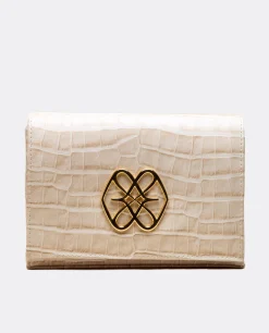 Bandolera Mini Logo Cuple Napa Coco Beig