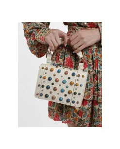 Bandolera Piedras Tecnopiel Blanco