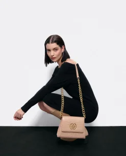 Bandolera Senia Napa Coco Rosa