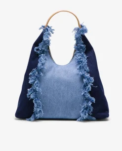 Bolso Hobo Vaquero Marino