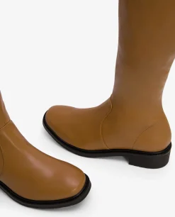 Bota Alta Tecnopiel Cuero