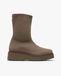 Botin Calcetin Licra Strech Kaki