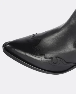 Botin Cow Boy Napa Negro
