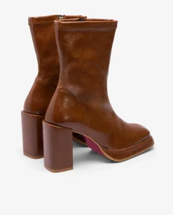 Botin Plataforma Tecnopiel Marron
