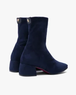 Botin Ultrasuede Strech Marino