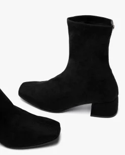 Botin Ultrasuede Strech Negro