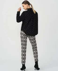 Camisa Brillantes Algodon Negro