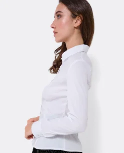 Camisa Entallada Popelin Blanco