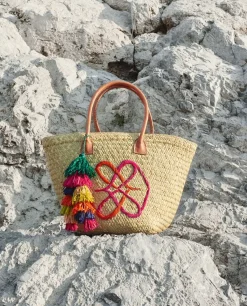 Capazo Mediano Mimbre Beig