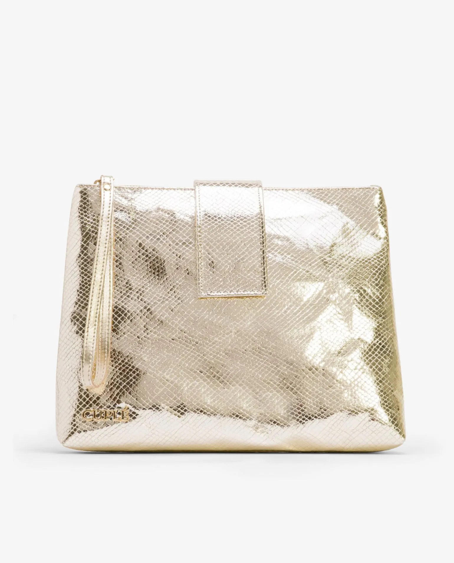 Cartera De Mano Altea Serpiente Oro