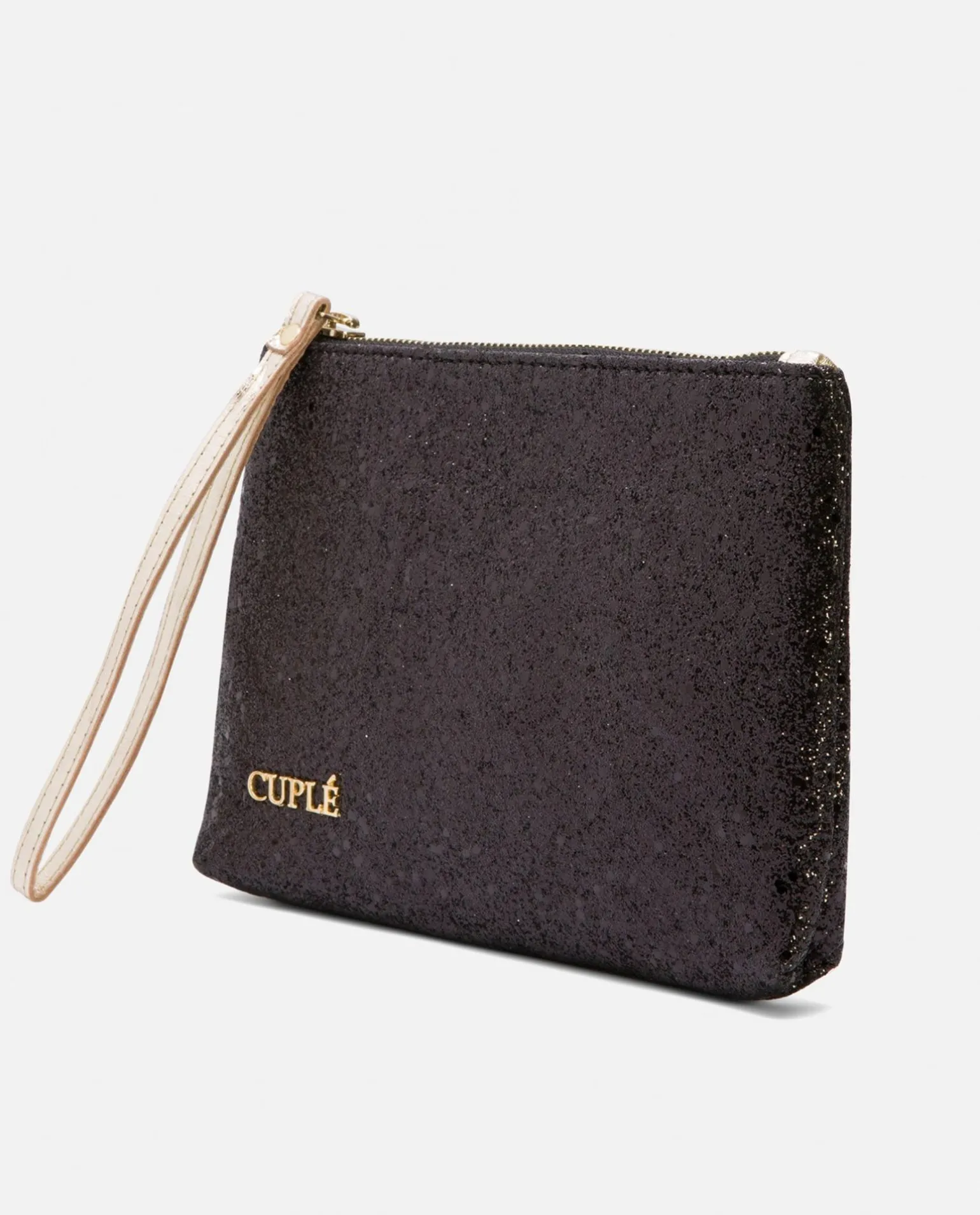 Cartera Glitter Negro