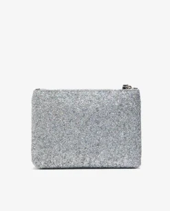 Cartera Glitter Plata