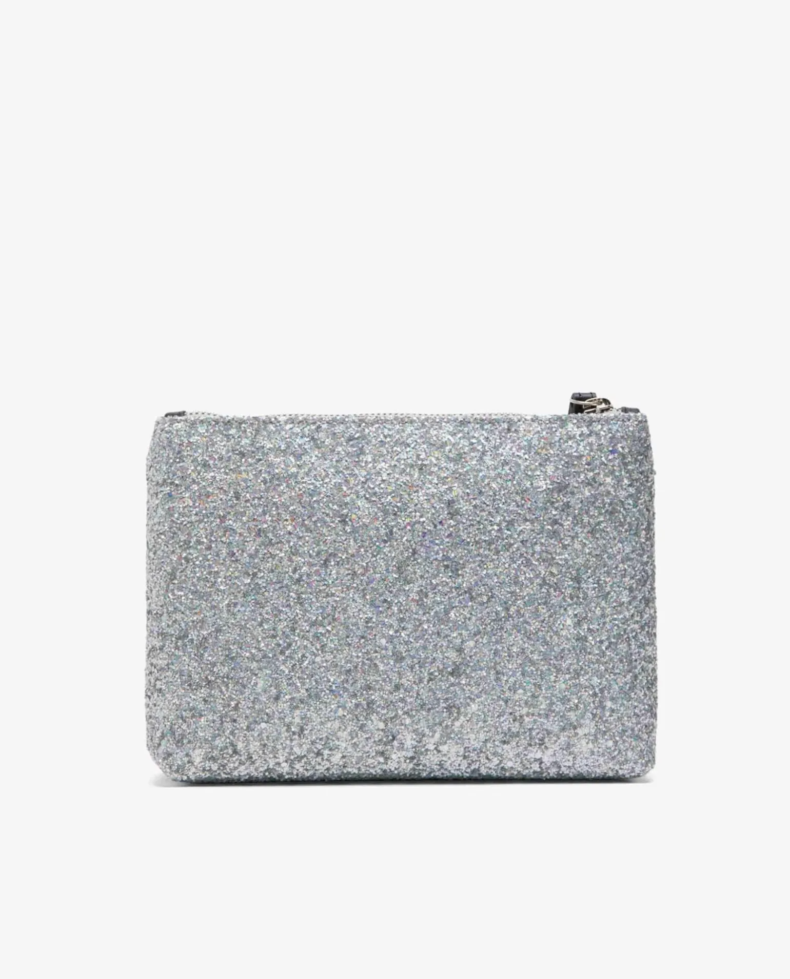 Cartera Glitter Plata