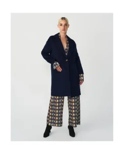 Chaqueta Larga Pano Marino