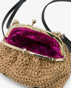 Clutch Rafia Beig