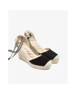 Cuna Yute Con Cintas Serraje Negro