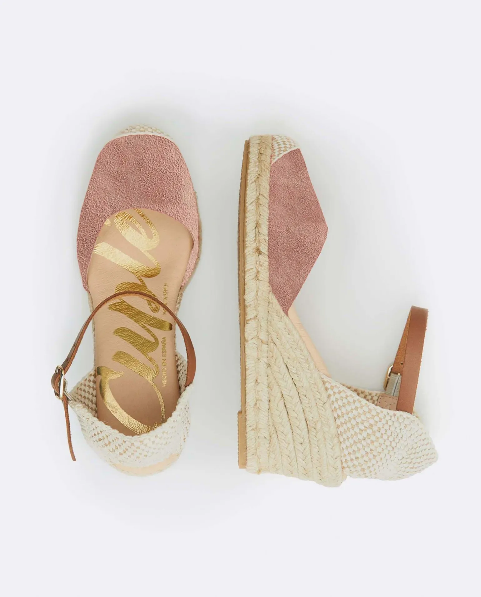 Cuna Yute Con Con Pulsera Serraje Rosa Palo