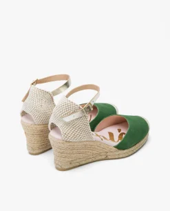 Cuna Yute Con Con Pulsera Serraje Verde