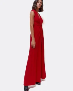 Mono Nudo M/C Punto Circular Rojo