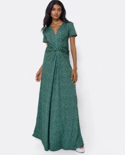 Mono Nudo Punto Leopardo Verde