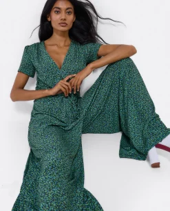 Mono Nudo Punto Leopardo Verde