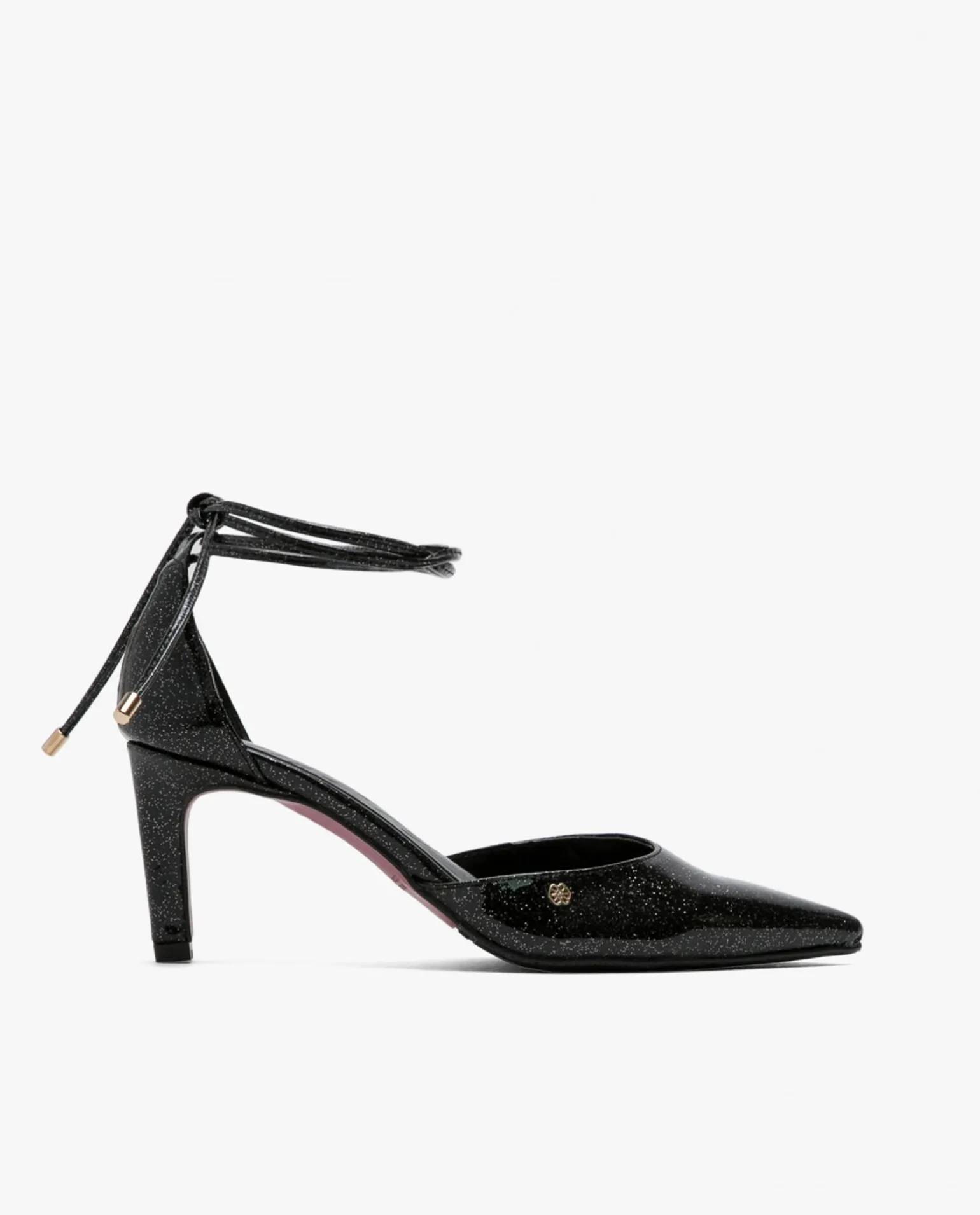 Pala Talon Medio Charol Negro