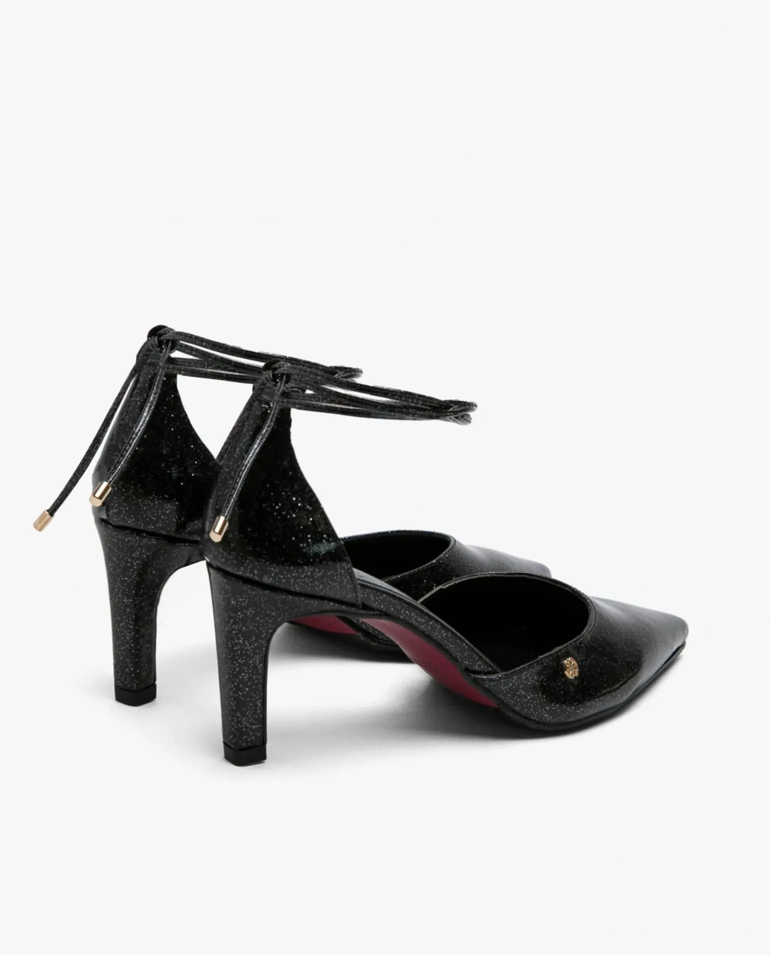 Pala Talon Medio Charol Negro