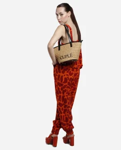 Pantalon Jogger Crep Estampado Jirafa