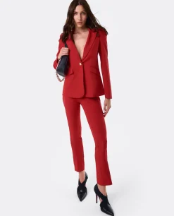 Pantalon Penelope Crep Rojo