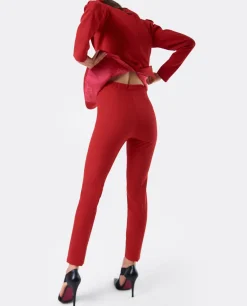 Pantalon Penelope Crep Rojo