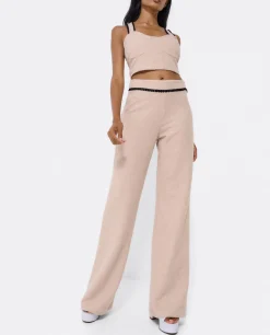 Pantalon Puntilla Tweed Beig