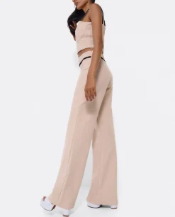 Pantalon Puntilla Tweed Beig