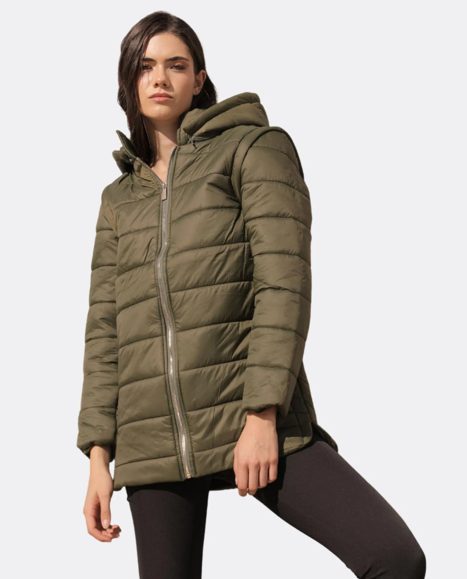 Parka Nylon Verde