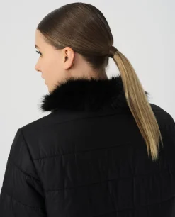 Parka Polipiel Nylon Negro