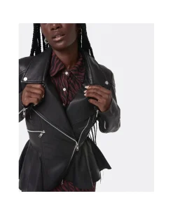 Pelum Biker Chaqueta Piel Negro