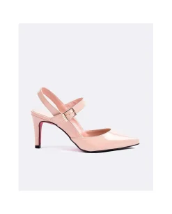 Salon Destalonado Hebilla Charol Sable