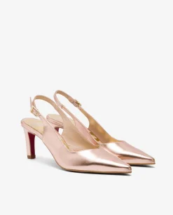 Salon Destalonado Pico Napa Metalizado Bronce