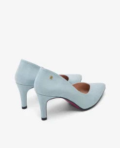 Salon Pico Ultrasuede Celeste