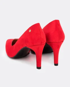 Salon Pico Ultrasuede Rojo