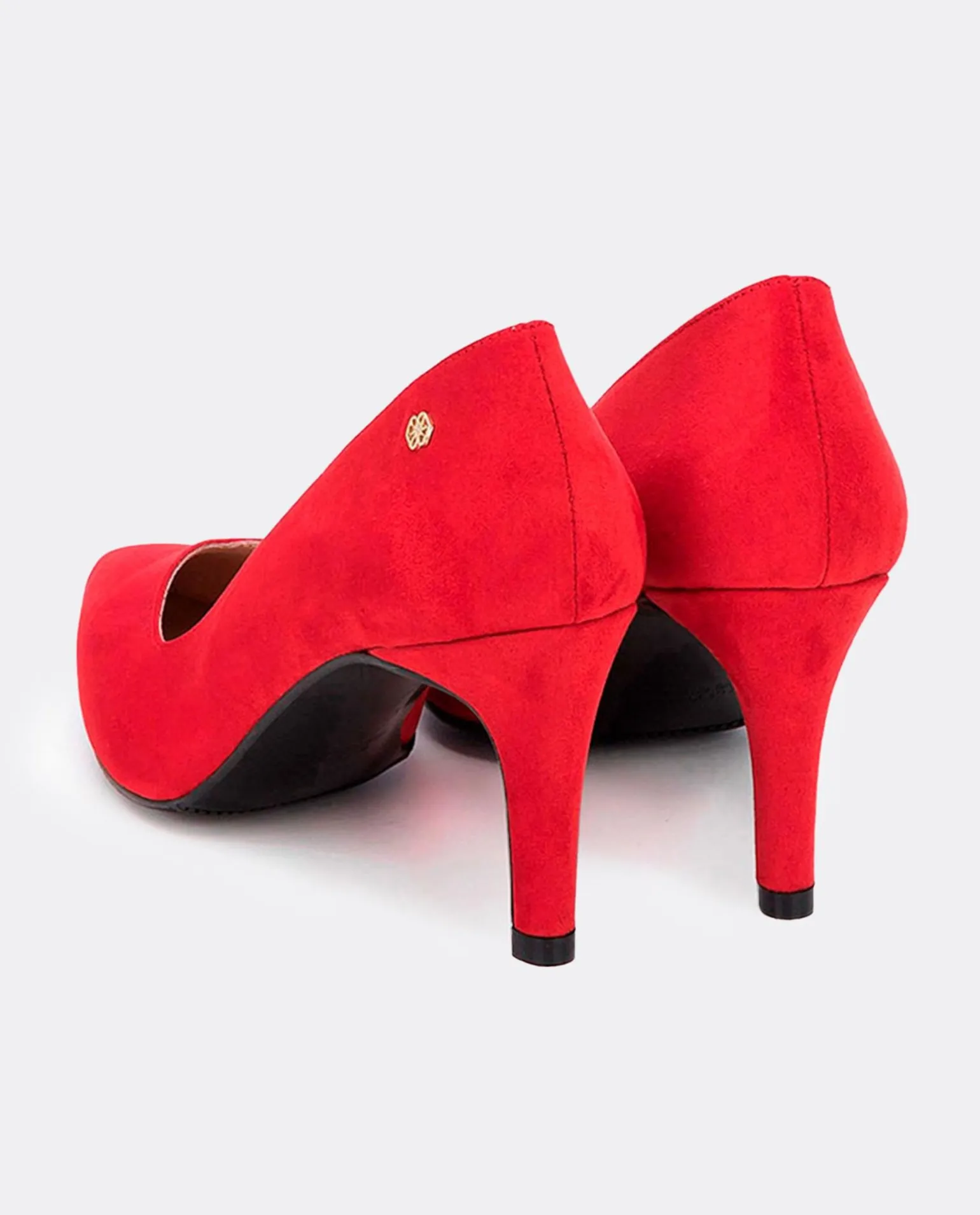 Salon Pico Ultrasuede Rojo