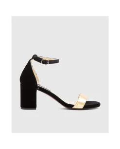 Sandalia Alicante Terciopelo Negro