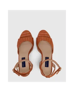 Sandalia Almunecar Rafia Naranja