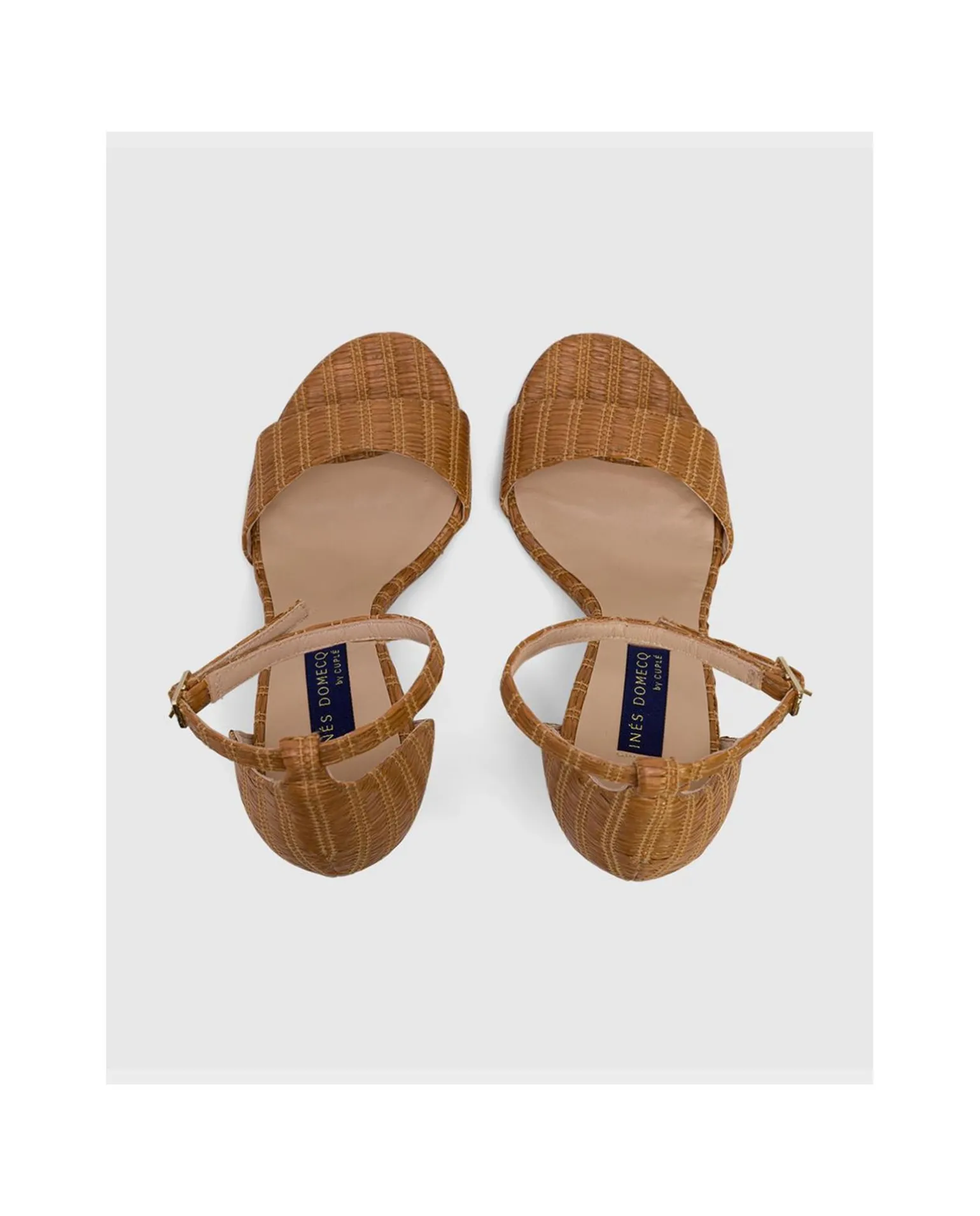 Sandalia El Palmar Rafia Beig