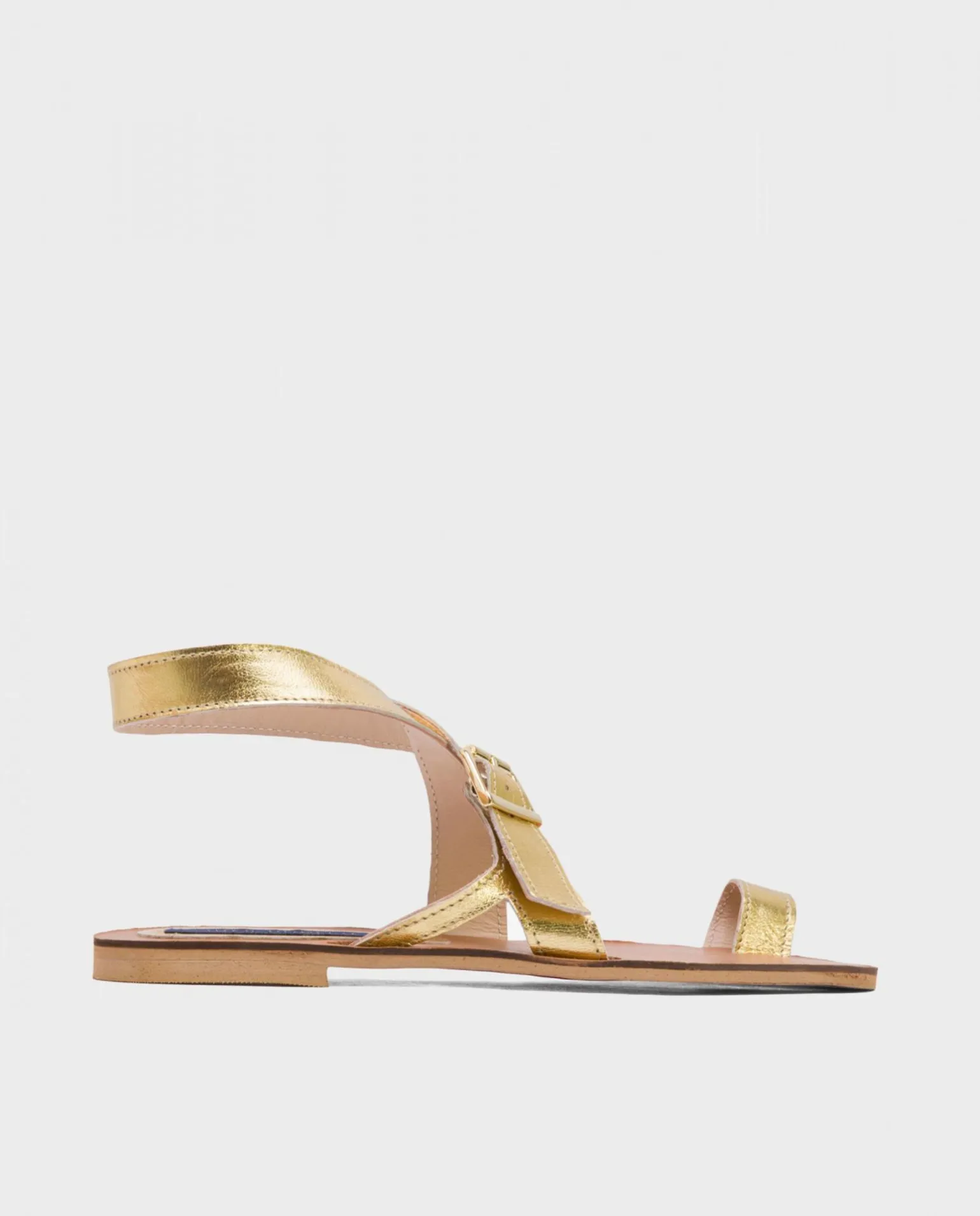 Sandalia Las Negras Napa Oro