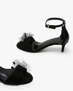 Sandalia Pala Ultrasuede Negro